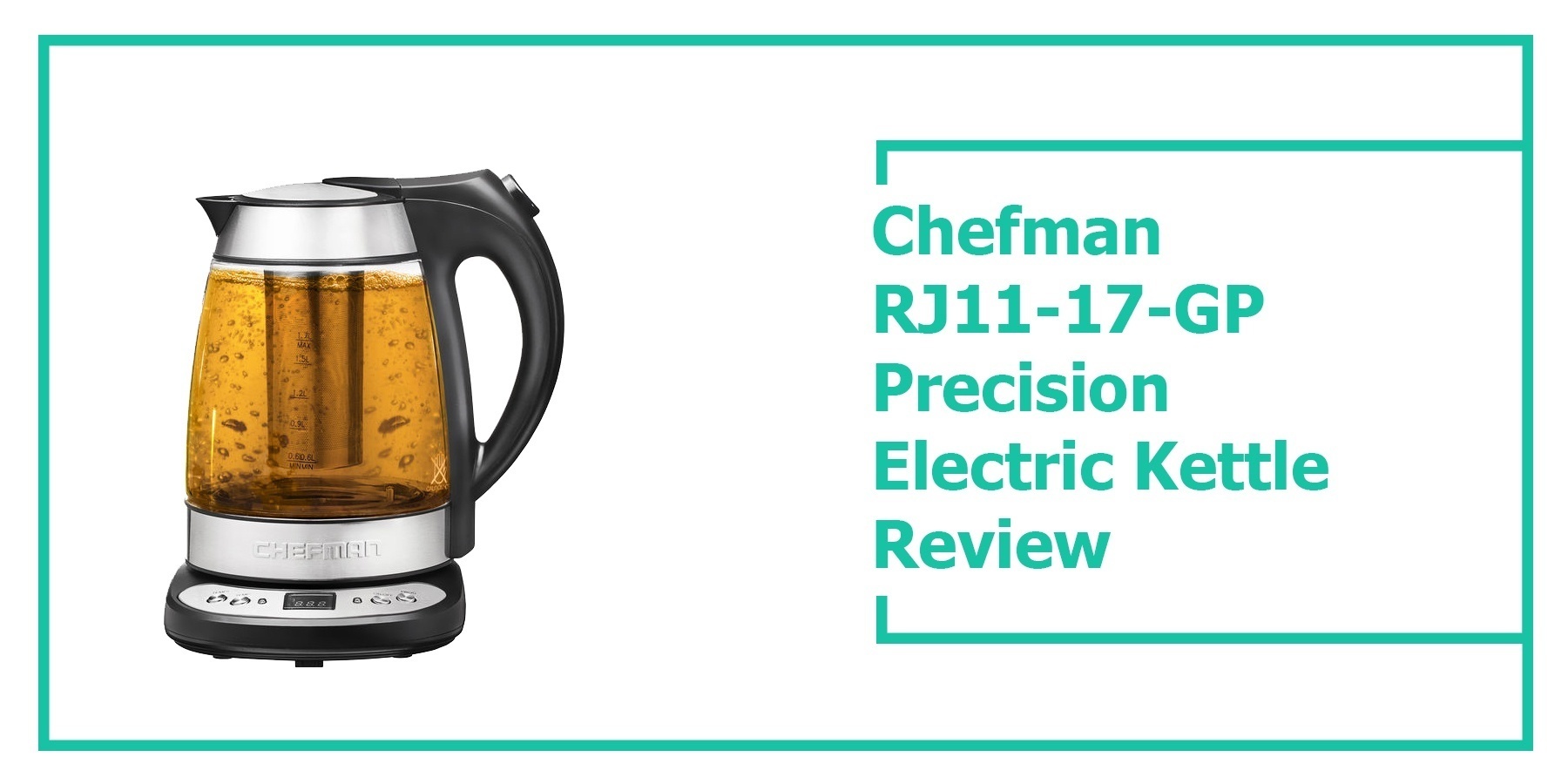 Chefman RJ11-17-GP Precision Electric Kettle Review